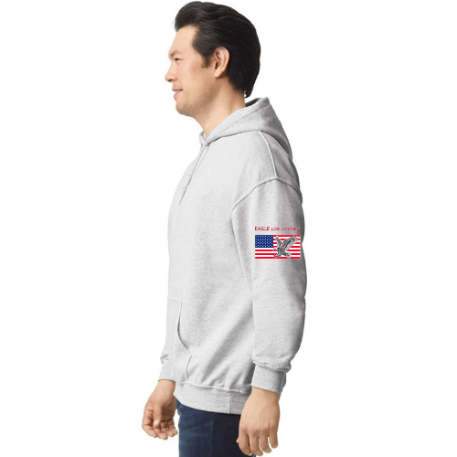 White(Ash) Eagle Line Apparel Hoodie